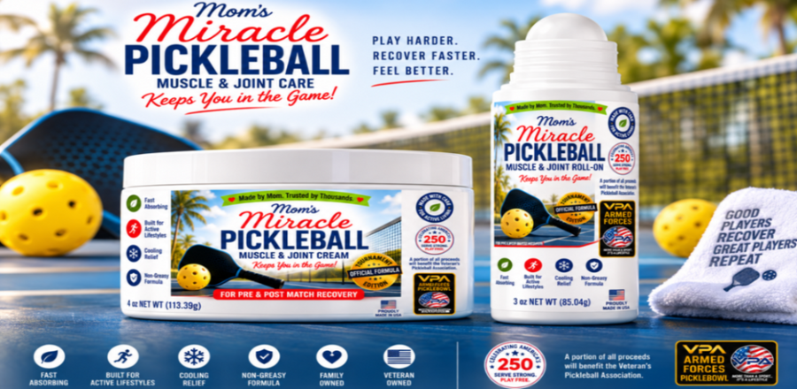 Mom’s Miracle Pickleball Court & Home Recovery Set