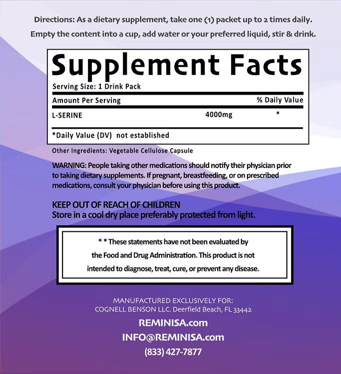 Reminisa 30 Day Supply, 60 Individual Packets