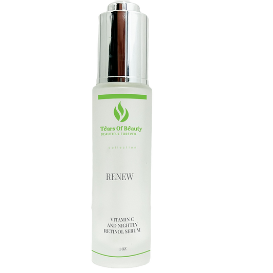 1 oz – Vitamin C and Nightly Retinol Serum with Peptides
